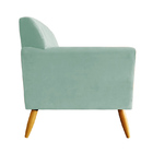 Poltrona Decorativa Raika Sala De Estar - Recepção - Veludo -