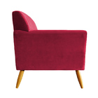 Poltrona Decorativa Raika Sala De Estar - Recepção - Veludo -