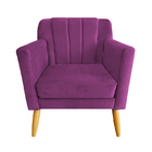 Poltrona Decorativa Raika Sala De Estar - Recepção - Veludo -