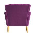 Poltrona Decorativa Raika Sala De Estar - Recepção - Veludo -