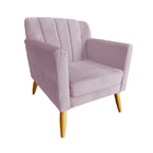 Poltrona Decorativa Raika Sala De Estar - Recepção - Veludo -