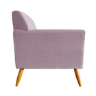 Poltrona Decorativa Raika Sala De Estar - Recepção - Veludo -