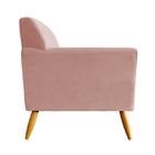 Poltrona Decorativa Raika Sala De Estar - Recepção - Veludo -