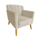 Poltrona Decorativa Raika Sala De Estar - Recepção - Veludo -