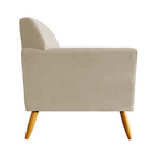 Poltrona Decorativa Raika Sala De Estar - Recepção - Veludo -