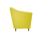 Poltrona Decorativa Recepção Consultório Tila Suede Amarelo