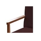 Poltrona Decorativa Recepção Laura Suede Vermelho Bordô