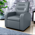 Poltrona Decorativa Reclinável Cecilia Sintetico Chumbo