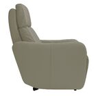 Poltrona Decorativa Reclinável Elétrica Moroni Couro Avelã G4