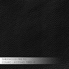 Poltrona Decorativa Reclinável Manual Moroni Couro Preto G43