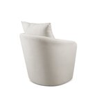 Poltrona Decorativa Redonda Califórnia Nude