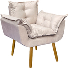 Poltrona Decorativa Reforçada para Sala Alice para Recepção M