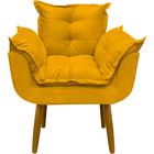 Poltrona Decorativa Reforçada para Sala Alice para Recepção M