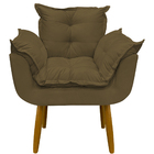 Poltrona Decorativa Reforçada para Sala Alice para Recepção M