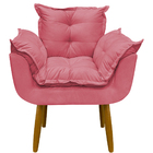 Poltrona Decorativa Reforçada para Sala Alice para Recepção M