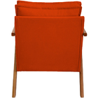 Poltrona Decorativa Reforçada Para Sala Shine Suede Terracota