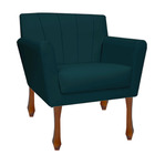 Poltrona Decorativa Resistente Confortável Para Sala Decoraçã