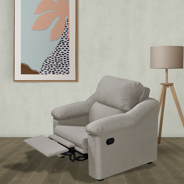 Poltrona Decorativa Retrátil E Reclinável Líbano Tecido Velud