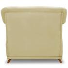 Poltrona Decorativa Retro Polo Com Almofada Suede Ezz