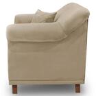 Poltrona Decorativa Retro Polo Com Almofada Suede Ezz