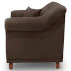 Poltrona Decorativa Retro Polo Com Almofada Veludo Ezz