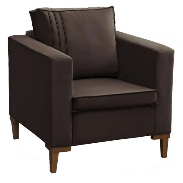 Poltrona Decorativa Riviera Veludo - Star Confort