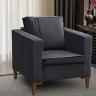 Poltrona Decorativa Riviera Veludo - Star Confort