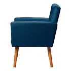 Poltrona Decorativa Sabrina Veludo Azul - Speciale Home