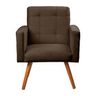 Poltrona Decorativa Sabrina Veludo - Star Confort