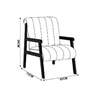 Poltrona Decorativa Sala Base De Madeira Kit 2 Daline Bouclê