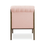 Poltrona Decorativa Sala Base De Madeira Kit 2 Daline Bouclê