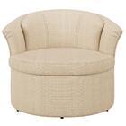 Poltrona Decorativa Sala De Estar 93cm Redonda Rubia M22 Linh