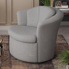 Poltrona Decorativa Sala De Estar 93cm Redonda Rubia M22 Linh