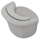 Poltrona Decorativa Sala De Estar 93cm Redonda Rubia M22 Linh