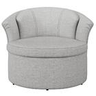 Poltrona Decorativa Sala De Estar 93cm Redonda Rubia M22 Linh