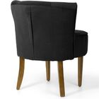 Poltrona Decorativa Sala De Estar Base De Madeira Ayla Veludo