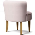 Poltrona Decorativa Sala De Estar Base De Madeira Castanho Ay