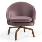 Poltrona Decorativa Sala De Estar Base Ka Madeira Rafa B-305