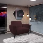 Poltrona Decorativa Sala De Estar Com Braço Frances Confort C