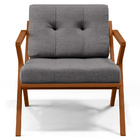 Poltrona Decorativa Sala De Estar Com Cintas De Corano Laís B