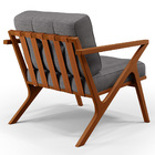 Poltrona Decorativa Sala De Estar Com Cintas De Corano Laís B