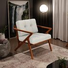 Poltrona Decorativa Sala De Estar Com Cintas De Corano Laís B