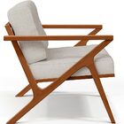 Poltrona Decorativa Sala De Estar Com Cintas De Corano Laís B