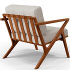 Poltrona Decorativa Sala De Estar Com Cintas De Corano Laís B