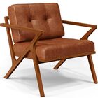 Poltrona Decorativa Sala De Estar Com Cintas De Corano Laís B