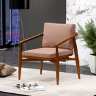 Poltrona Decorativa Sala De Estar Com Cintas De Corano Lavíni