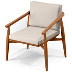 Poltrona Decorativa Sala De Estar Com Cintas De Corano Lavíni