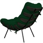 Poltrona Decorativa Sala De Estar Costela Preto L02 Suede Ver