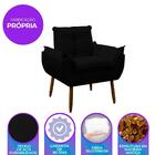 Poltrona Decorativa Sala De Estar Escritório Quarto Prime Cor