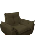 Poltrona Decorativa Sala De Estar Escritório Quarto Prime Cor